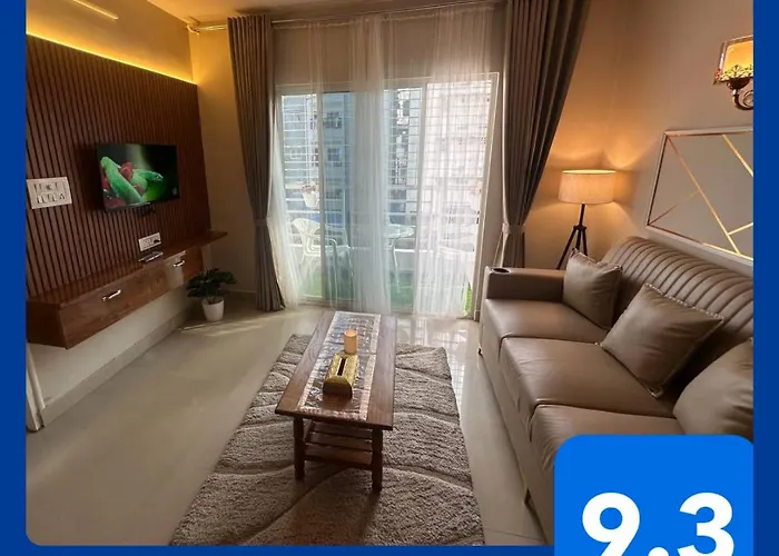 Nk Homes - 2Bhk Serviced Apartments - Full Furnished & Full Kitchen, Wifi & Balcony