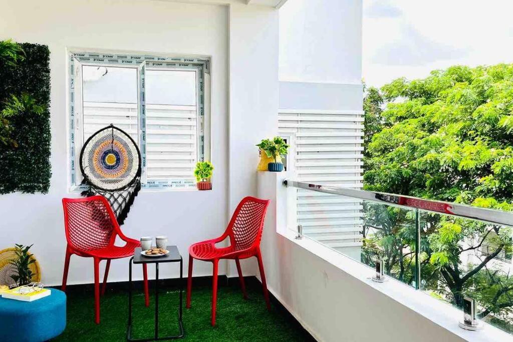 Bluo 1bhk Gachibowli - Terrace Garden, Lift Apartment *