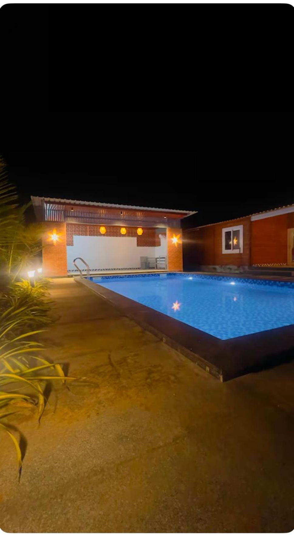 Private Pool 3bhk Wooden Moinabad Kukufarm Hyderabad