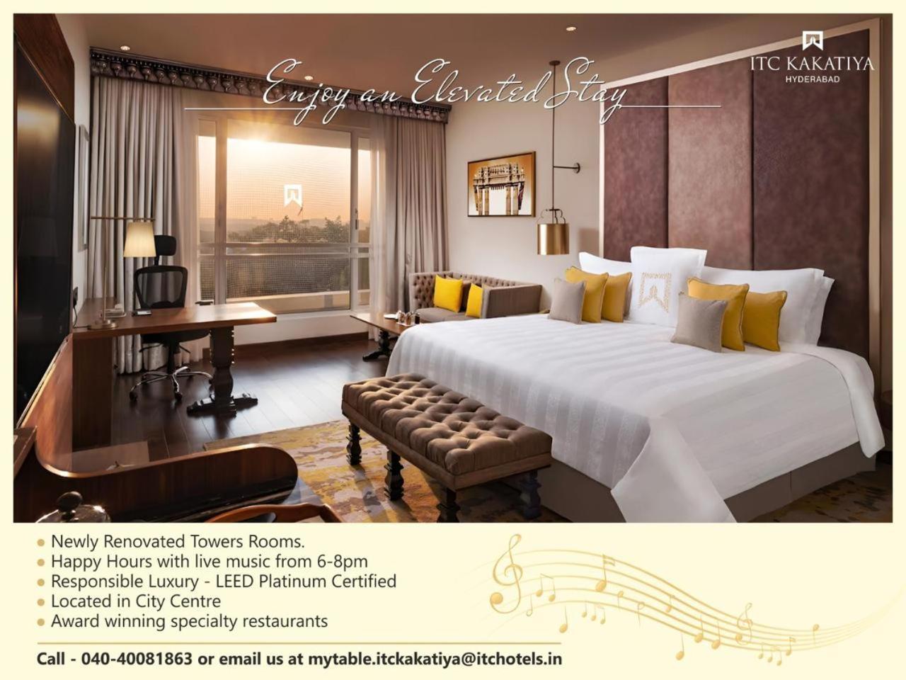 Itc Kakatiya, A Luxury Collection Hotel, 5* Hyderabad