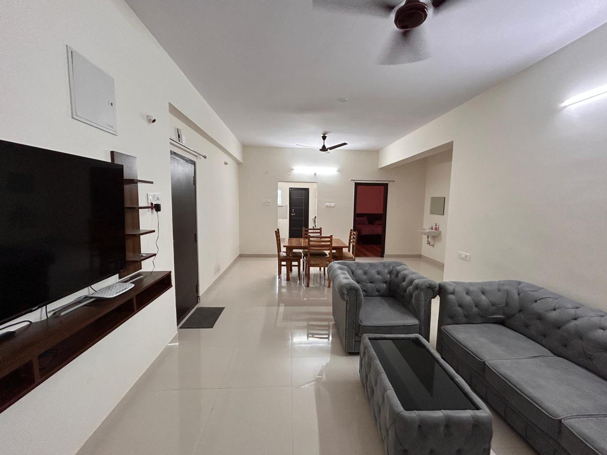 Apartment Mee Homes Madhapur Family Fully Furnished 2 Bhk Premium Flats 302